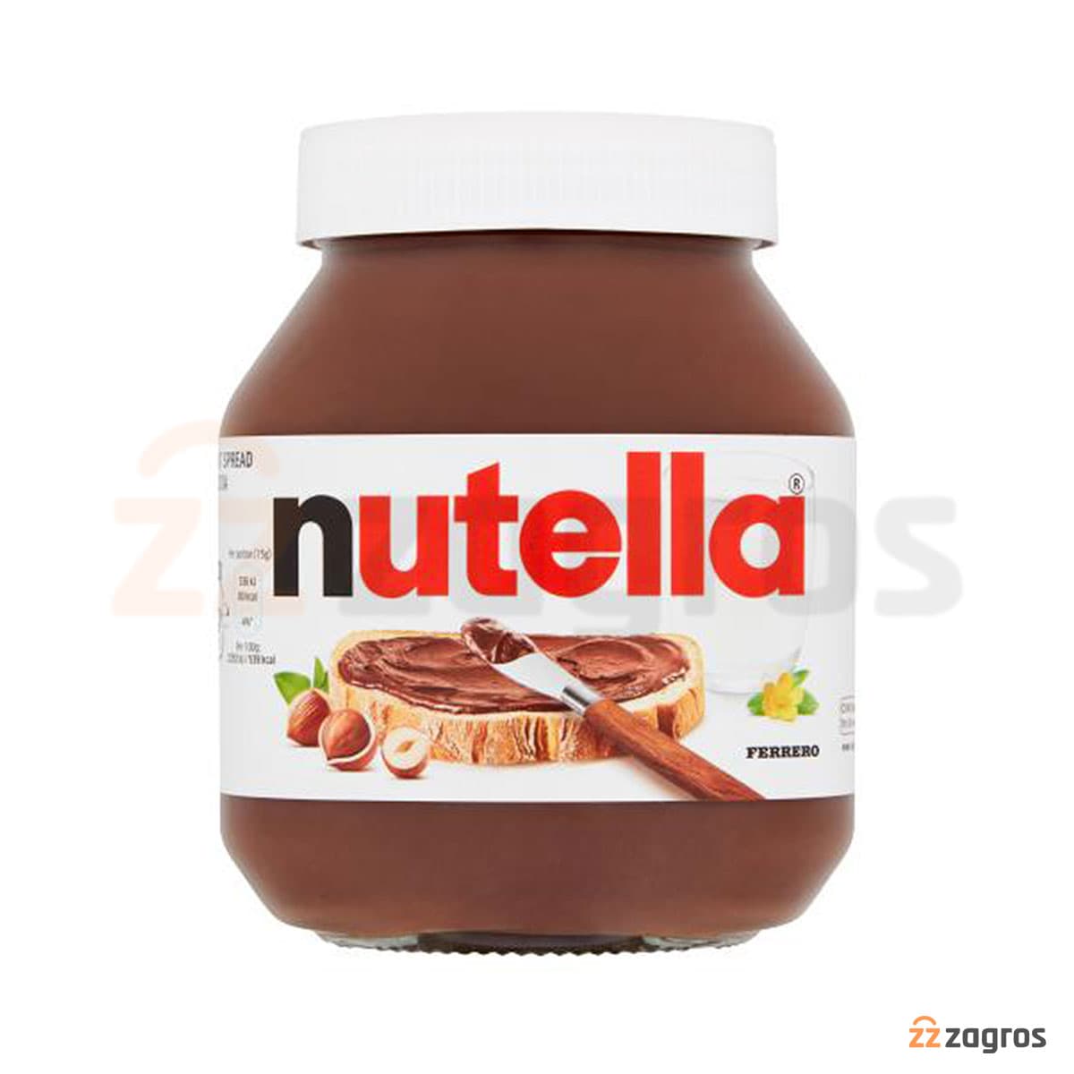 شکلات صبحانه فندقی نوتلا nutella حجم 750 گرمی — تصویر ۹