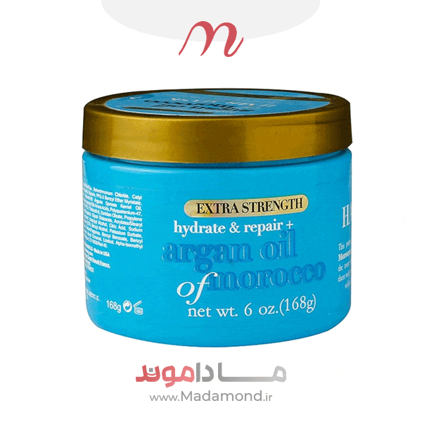 ماسک مو Ogx او جی ایکس فری سولفات حاوی روغن آرگان مراکشی حجم 168 گرم — تصویر ۳