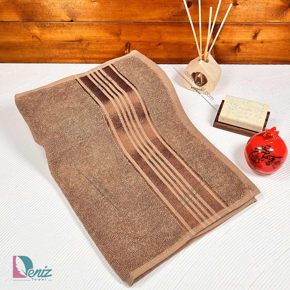حوله دستی آکوا رنگ شکلاتی