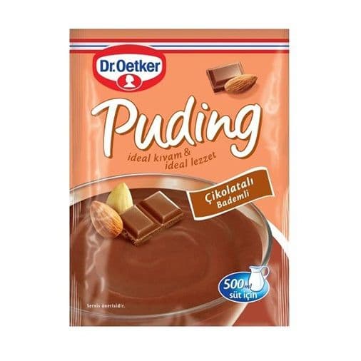 پودر پودینگ شکلات فندقی دکتر اوتکر Dr.Oetker بسته 102 گرمی — تصویر ۲