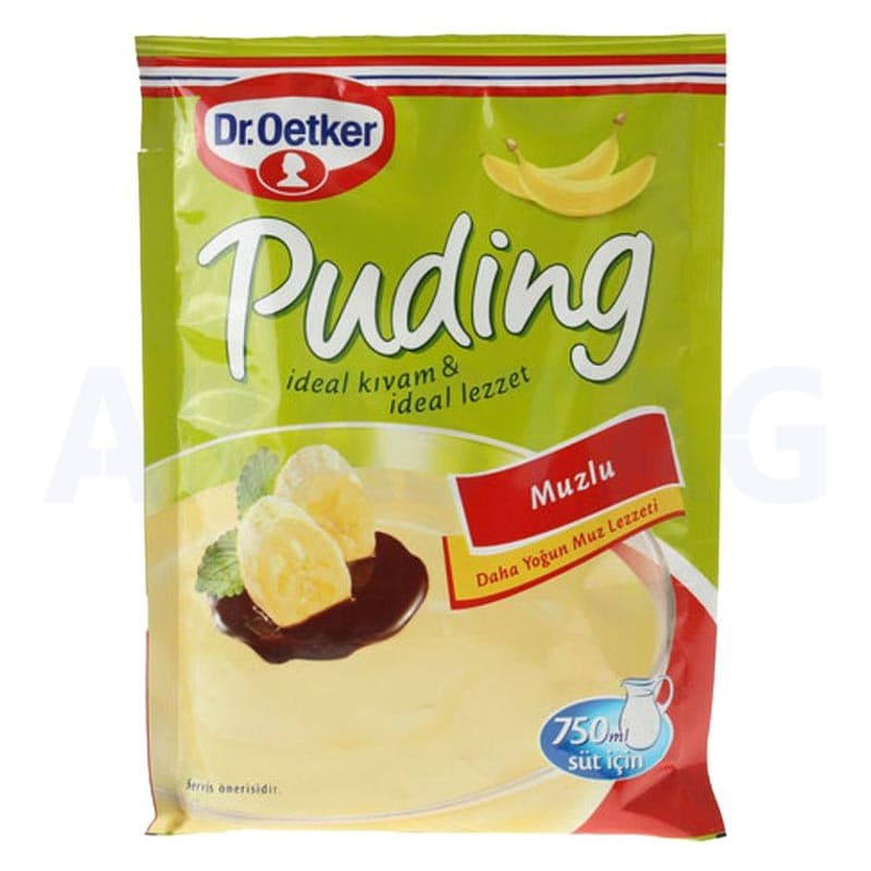 پودر پودینگ با طعم موز دکتر اوتکر Dr.Oetker بسته 120 گرمی — تصویر ۲