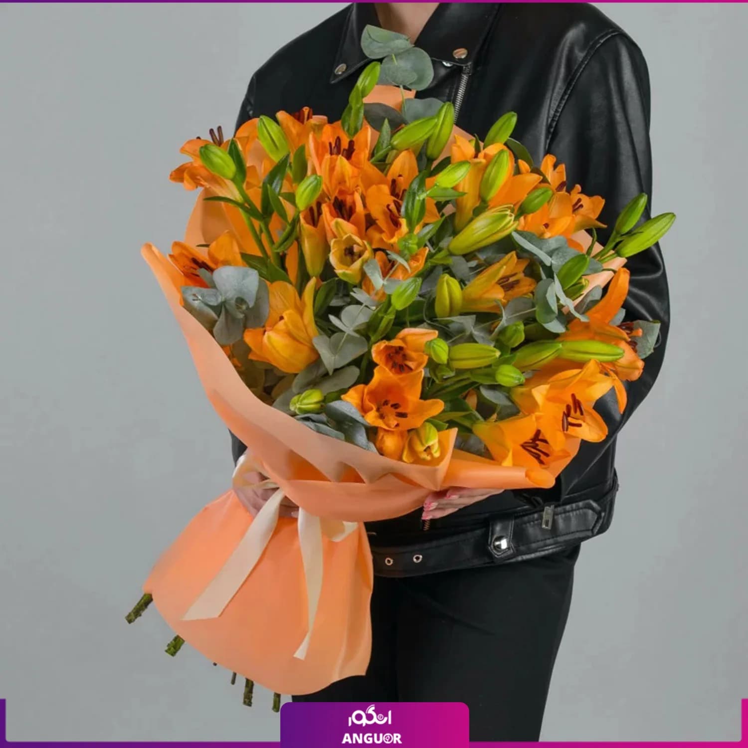 دسته گل لیلیوم (40 عددی)