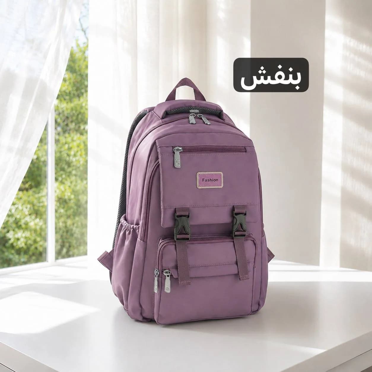 کوله پشتی مدرسه و دانشگاه جنس کجراه خارجی ابعاد 45 در 35 سانتیمتر — تصویر ۸