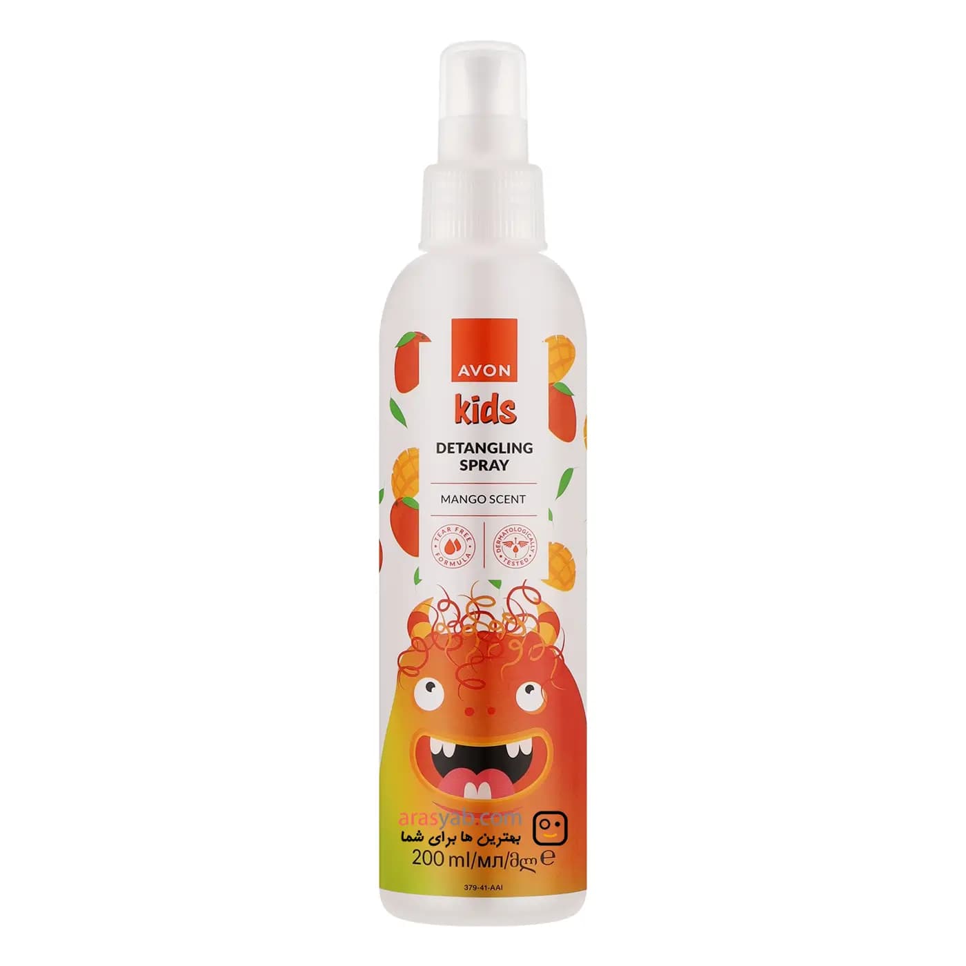 اسپری گره باز کن موی کودک آون Avon با اریحه انبه حجم 50 میلی