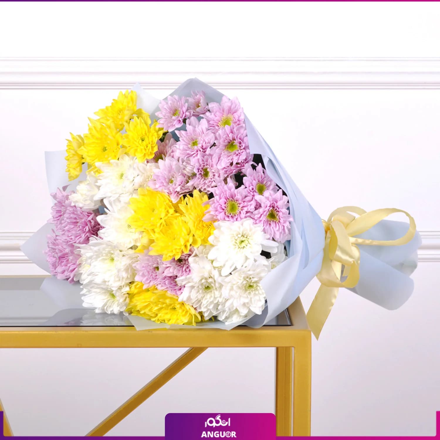 دسته گل داوودی قیمت مناسب — تصویر ۴
