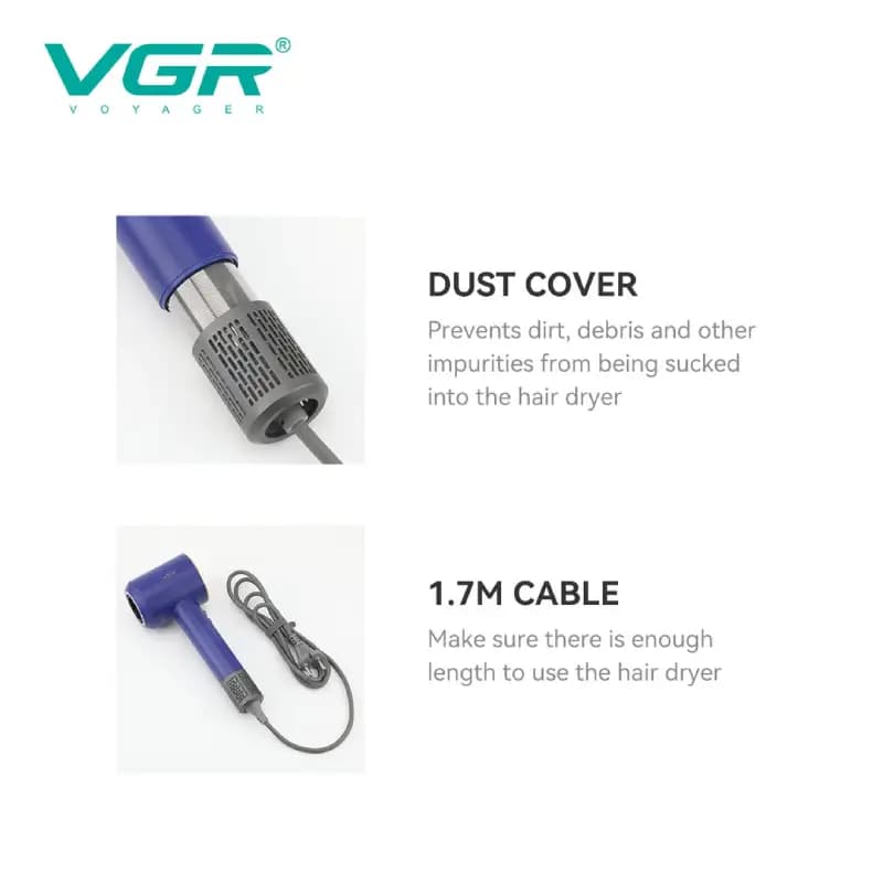 سشوار وی جی آر مدل V-445 — تصویر ۵