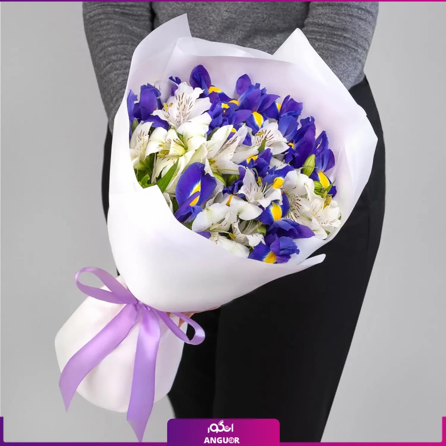 دسته گل ترکیبی (آلسترومریا – زنبق)