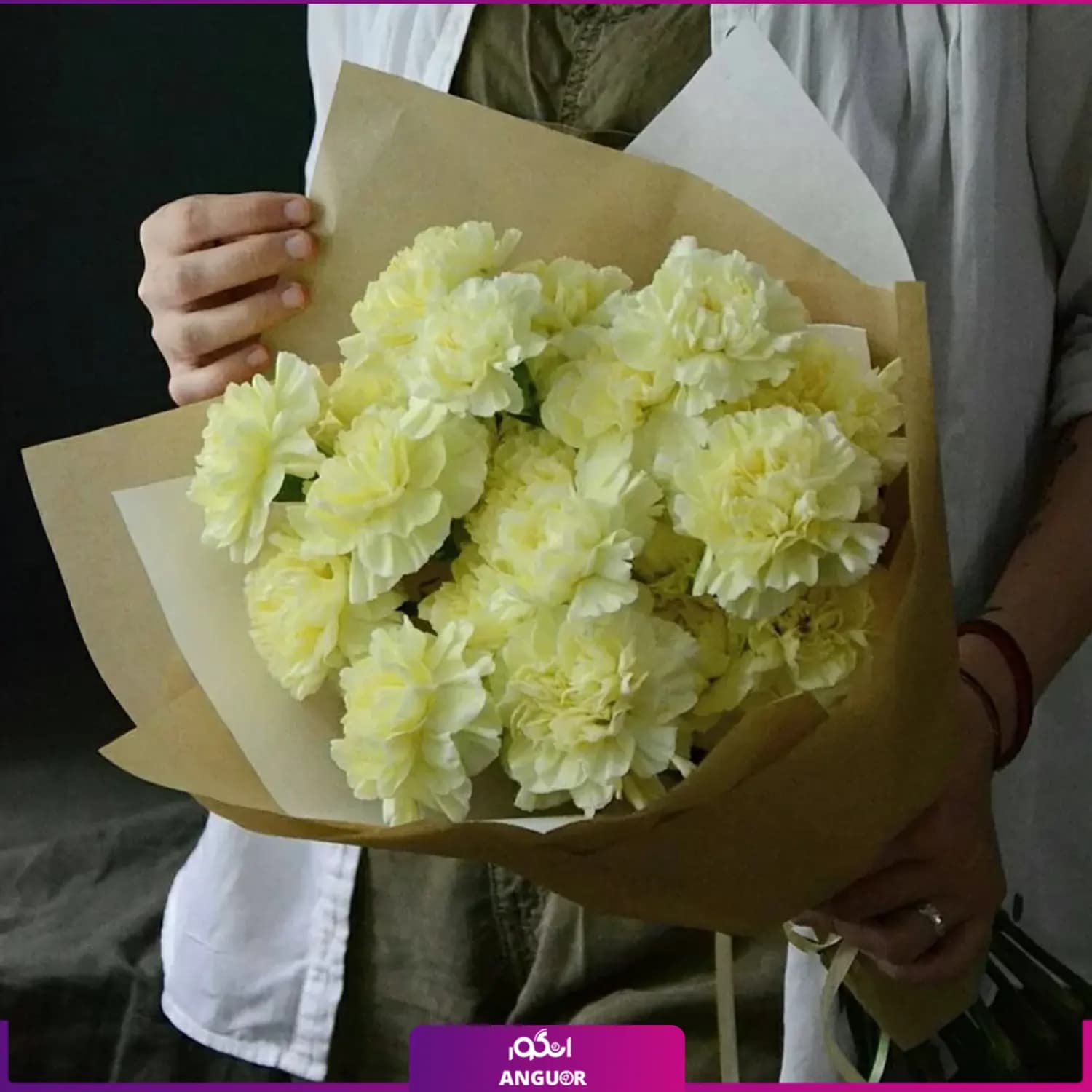 دسته گل میخک لیمویی — تصویر ۲