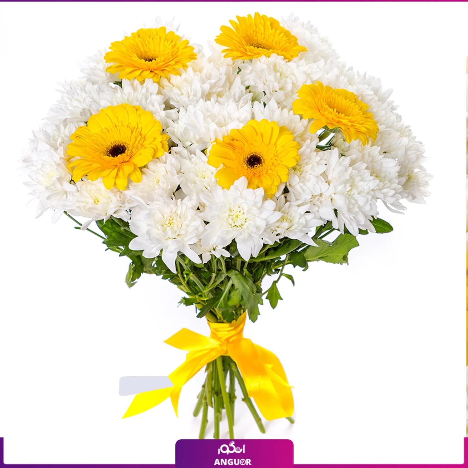 دسته گل ترکیبی داوودی و ژربرا
