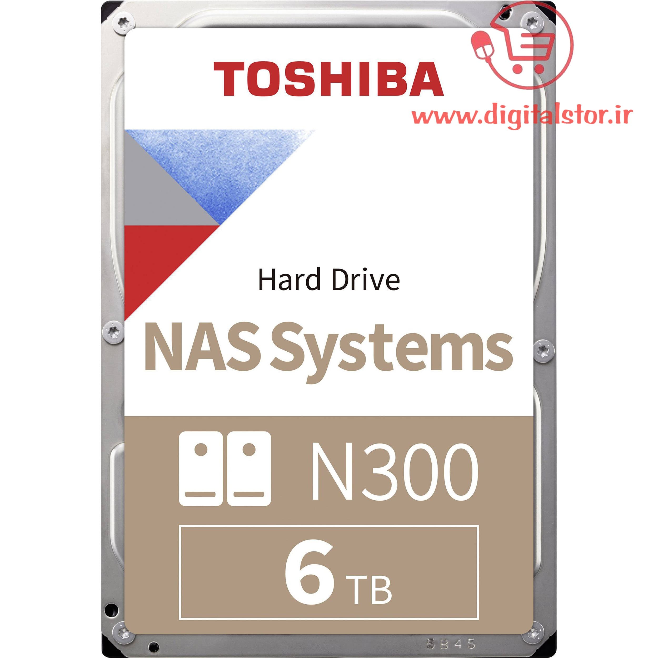 هارددیسک اینترنال توشیبا مدل N300 ظرفیت 6 ترابایت — تصویر ۸