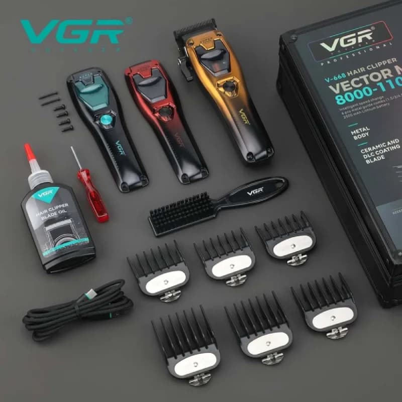ماشین اصلاح سر و صورت وی جی آر مدل V-668 — تصویر ۱۱