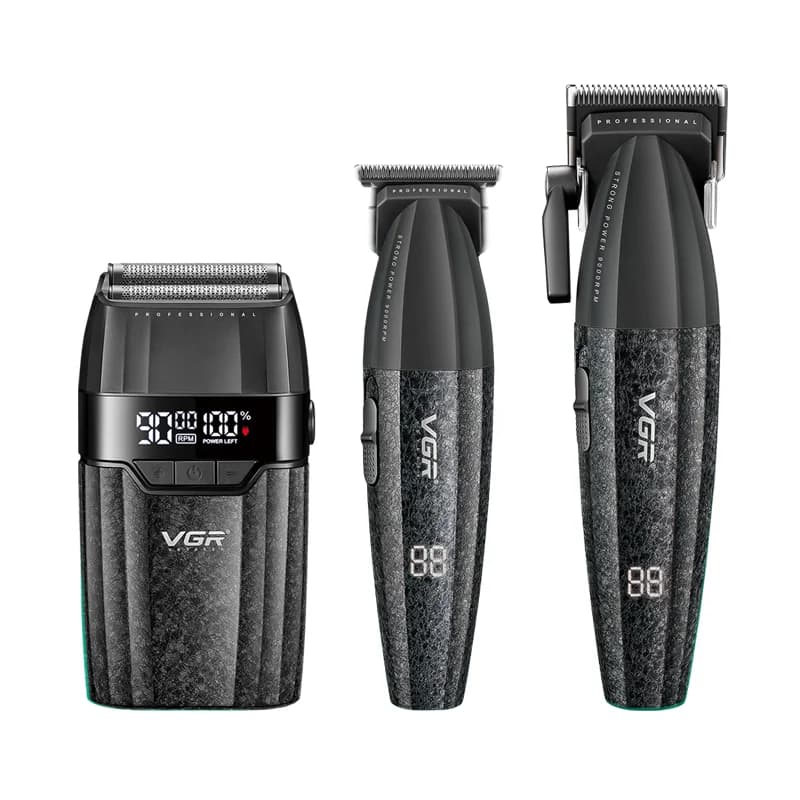 ماشین اصلاح سر و صورت سه قلو وی جی آر مدل V-640 S3 — تصویر ۹