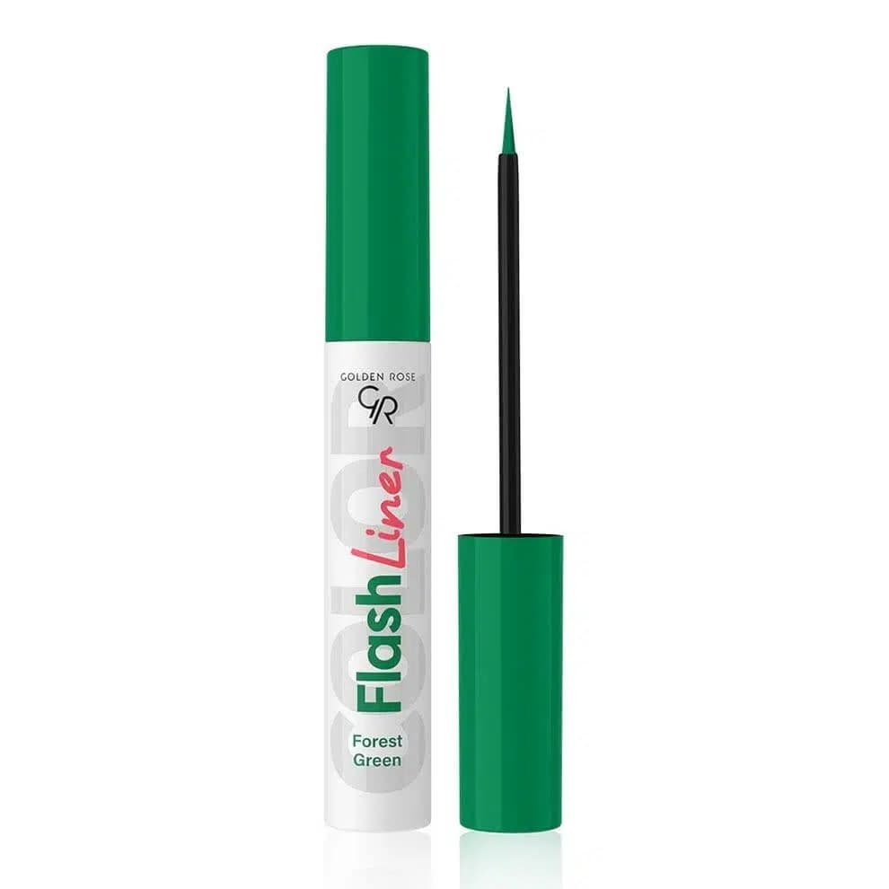 خط چشم رنگی گلدن رز GOLDEN ROSE مدل Forest Green — تصویر ۴