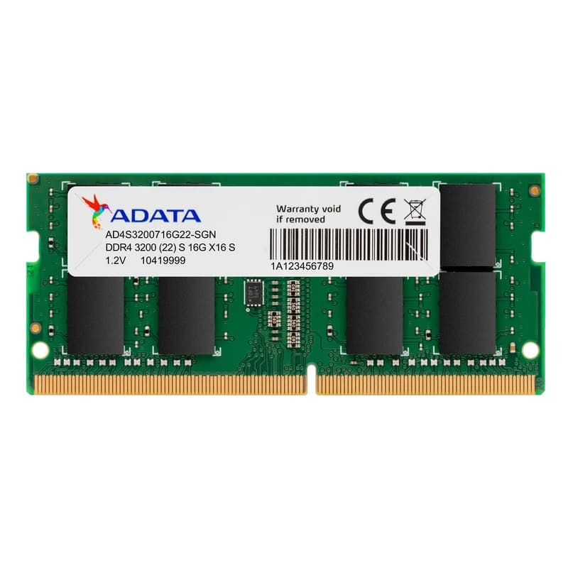 رم لپ تاپ DDR4 تک کاناله 3200مگاهرتز ای دیتا مدل AD4S ظرفیت 16 گیگابایت