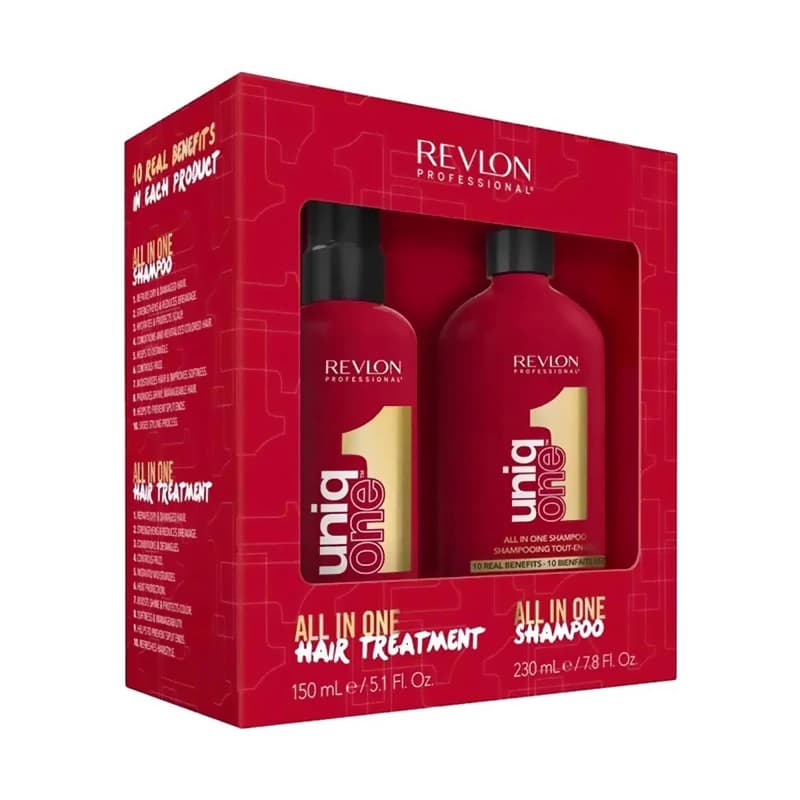 پک مراقبتی مو رولون REVLON حاوی شامپو و کرم مو مدل ALL IN ONE