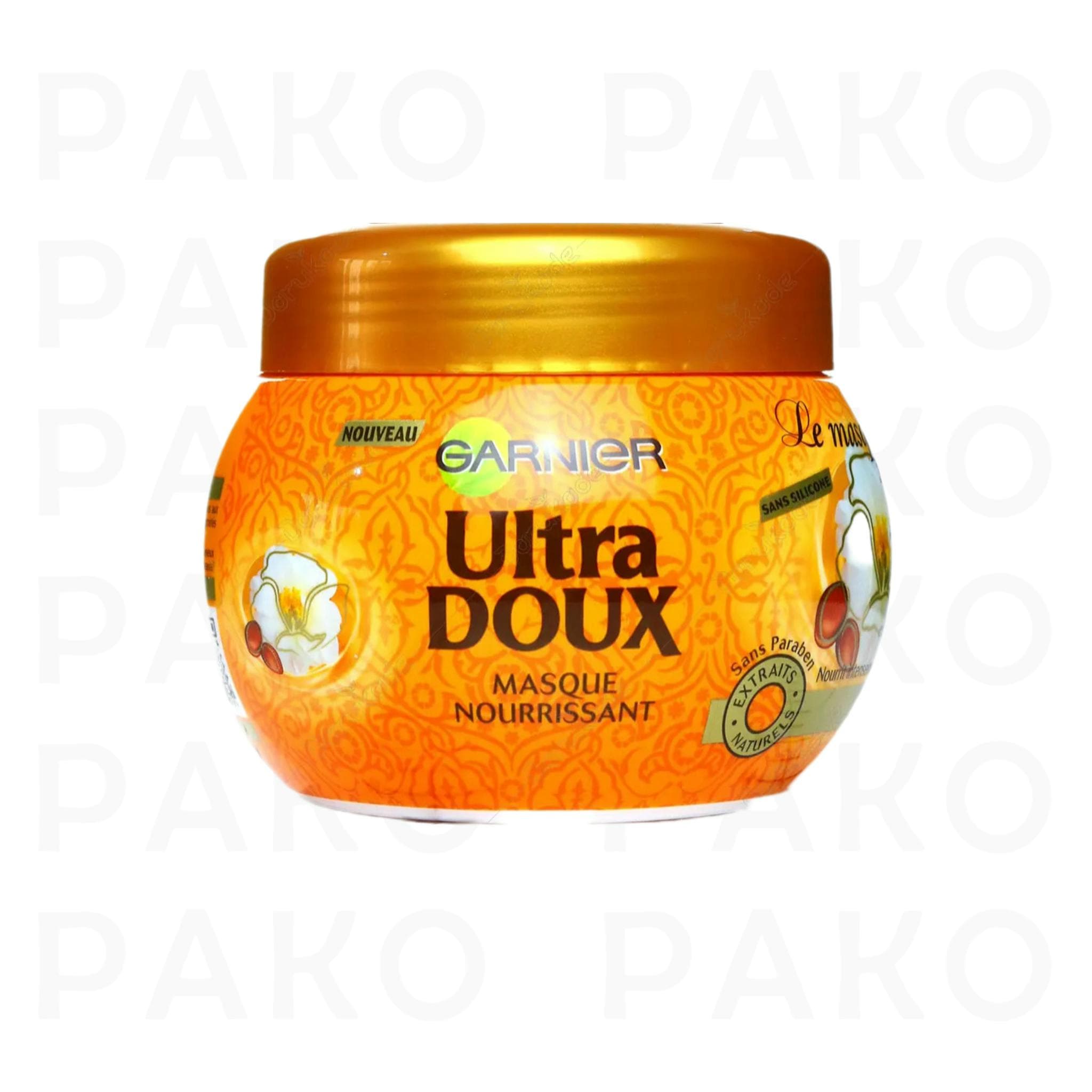 ماسک موی گارنیر GARNIER مدل Ultra Doux حاوی روغن آرگان حجم 300 میل — تصویر ۶