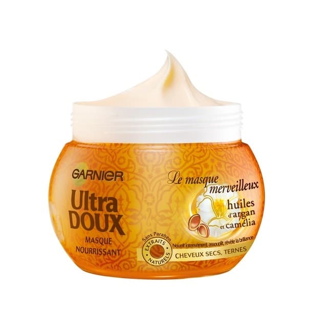 ماسک موی گارنیر GARNIER مدل Ultra Doux حاوی روغن آرگان حجم 300 میل