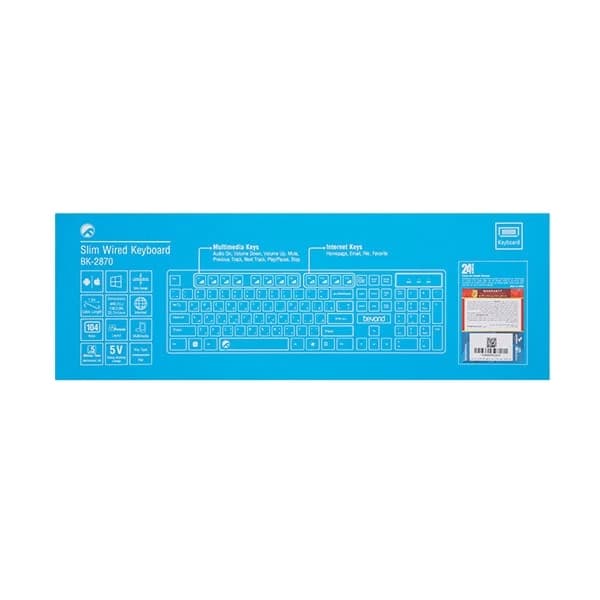 کیبورد باسیم بیاند مدل BK-2870 — تصویر ۳