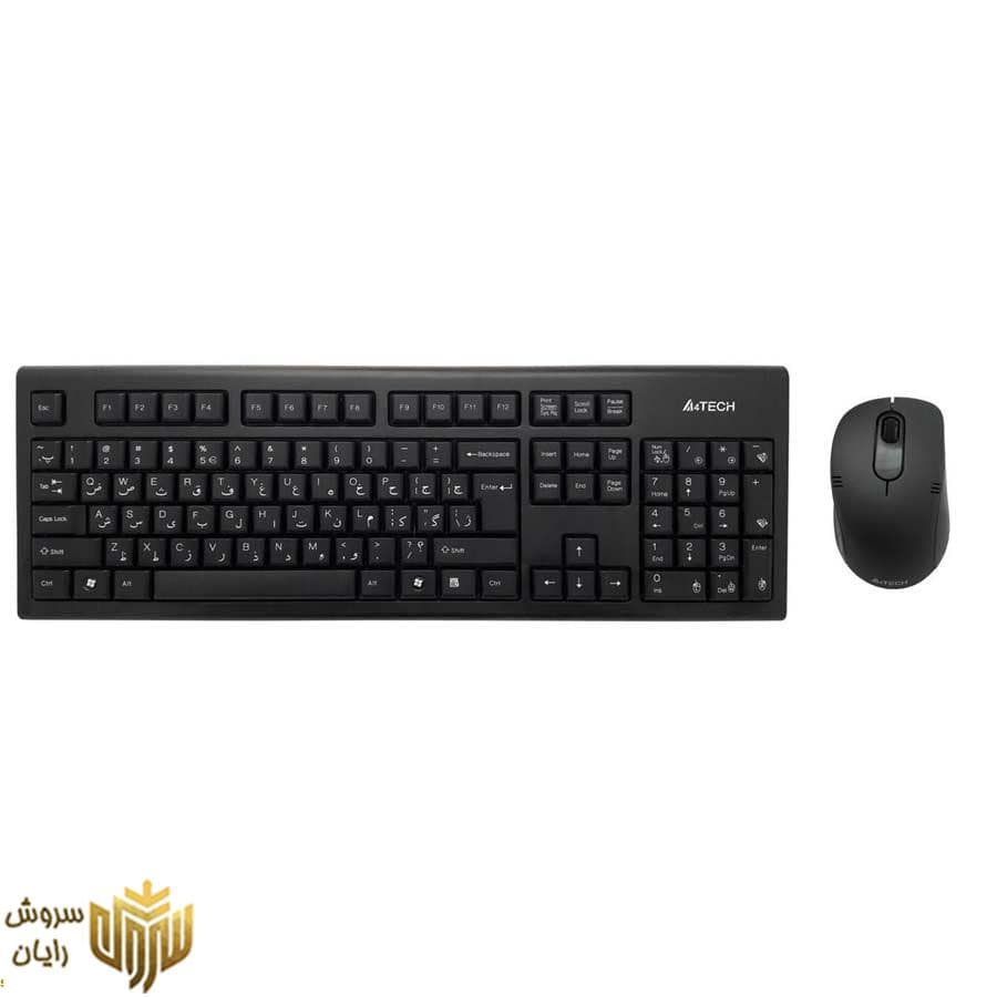 کیبورد و ماوس بی سیم ای فورتک مدل 7100N — تصویر ۸