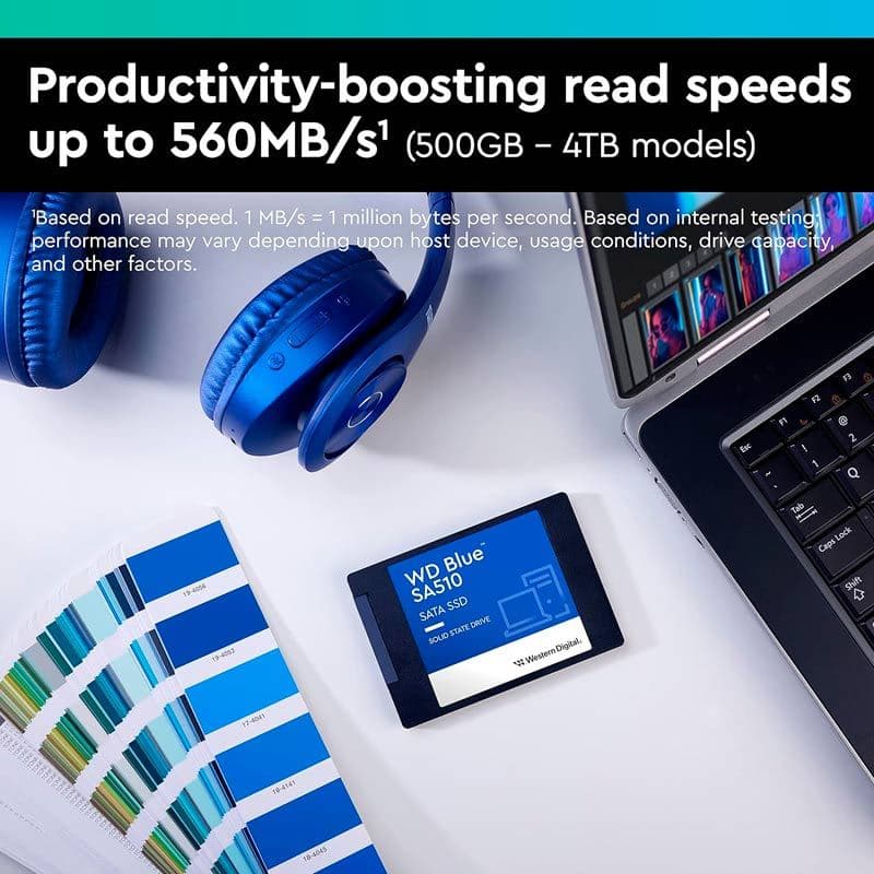 حافظه SSD وسترن دیجیتال Western Digital BLUE SA510 ظرفیت 1 ترابایت — تصویر ۵