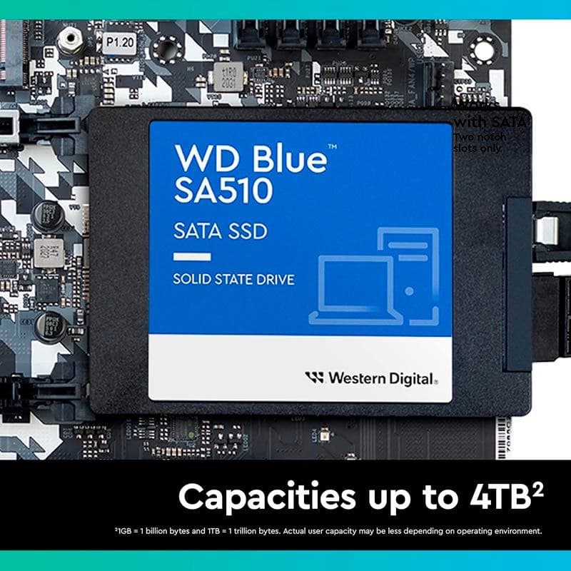 حافظه SSD وسترن دیجیتال Western Digital BLUE SA510 ظرفیت 1 ترابایت — تصویر ۴