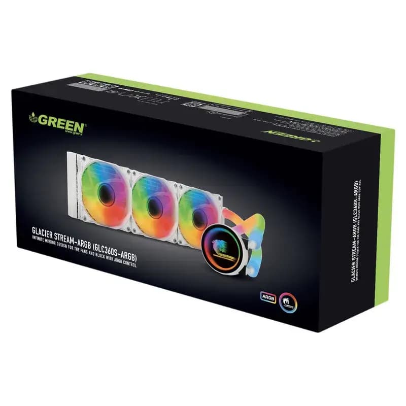 فن خنک کننده CPU گرین Green Glacier 360 Stream-ARGB — تصویر ۱۰