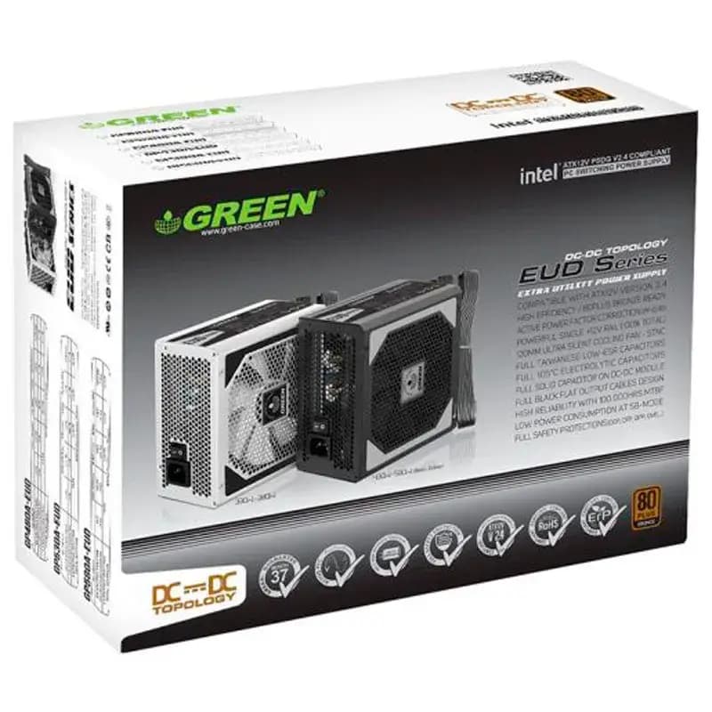 پاور کامپیوتر گرین مدل GREEN GP530A-EU plus — تصویر ۳
