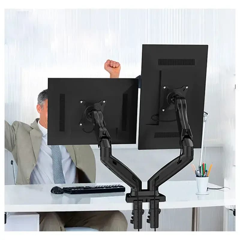 پایه رومیزی متحرک مانیتور دوتایی ارگو 17 تا 30 اینچ ERGO WLA004 — تصویر ۵