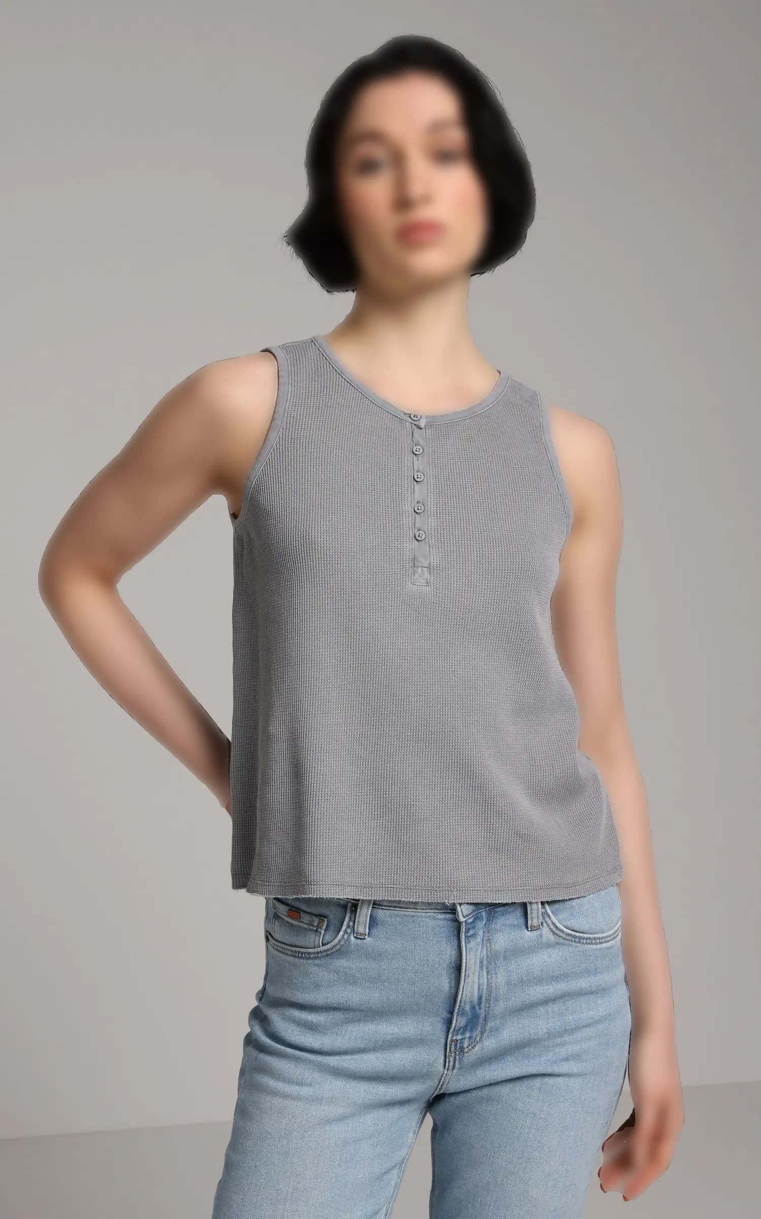 تاپ زنانه آستین حلقه ای کبریتی Colin’s کد CL1078866 — تصویر ۹