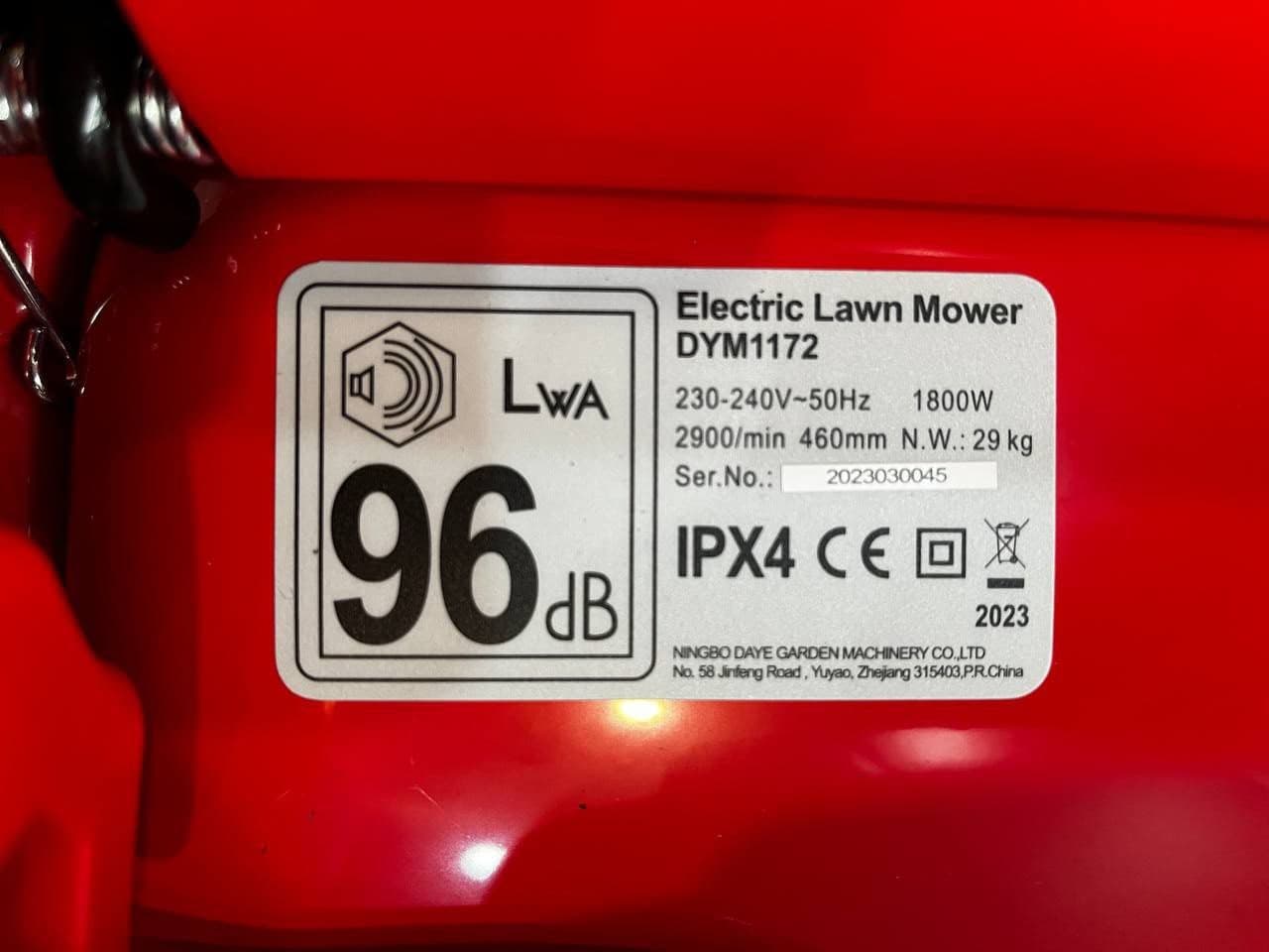 چمن زن برقی گلف گاردن 1800w Golf Garden — تصویر ۴