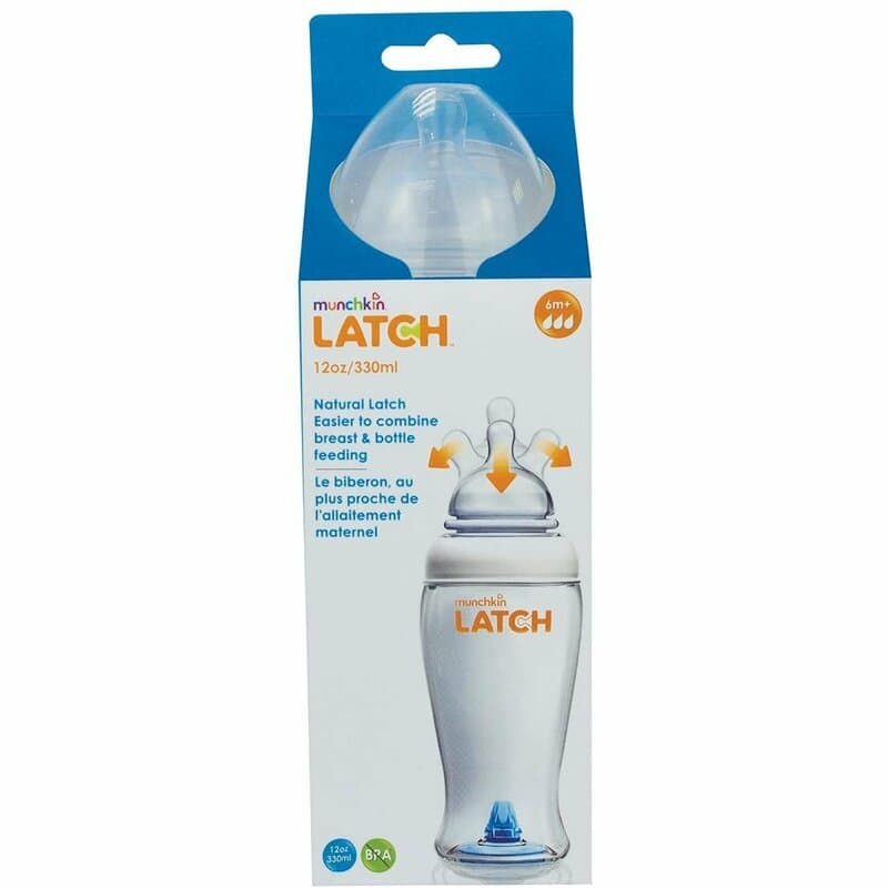 شیشه شیر 0+ ماه مانچکین munchkin latch ظرفیت 330 میلی لیتر — تصویر ۴