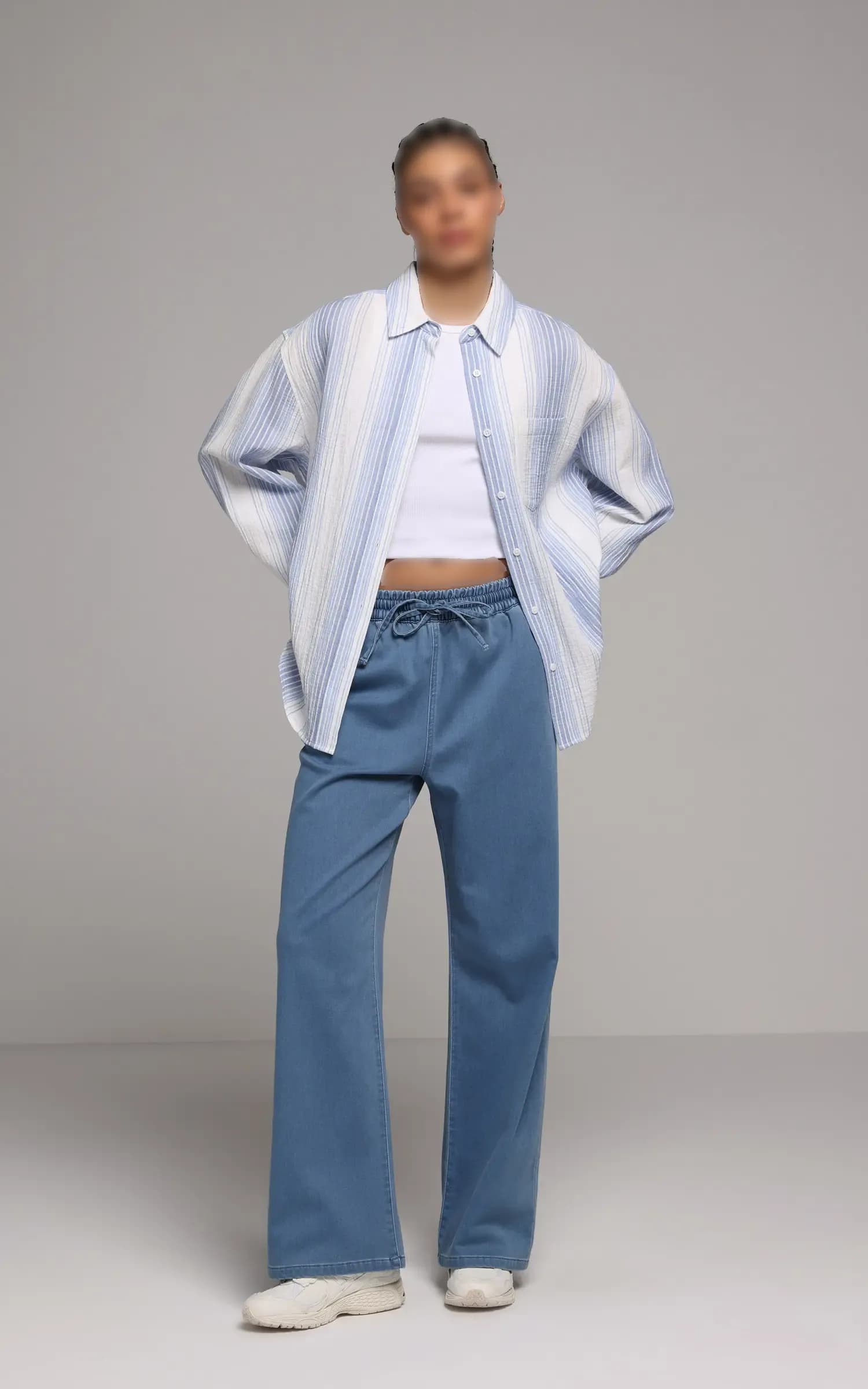 شلوار جین کاغذی زنانه Colin’s کد CL1079809 — تصویر ۳