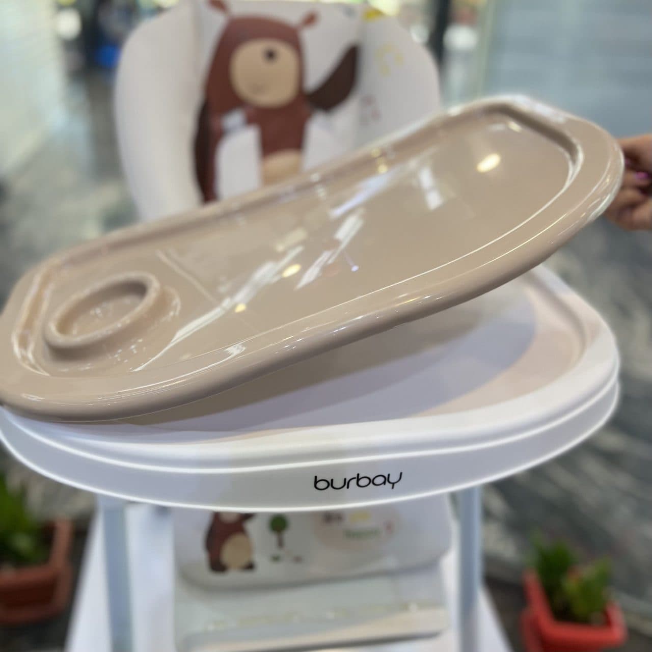 صندلی غذاخوری کودک برند بوربای مدل خرس Burbay Baby Dining Chair — تصویر ۱۲