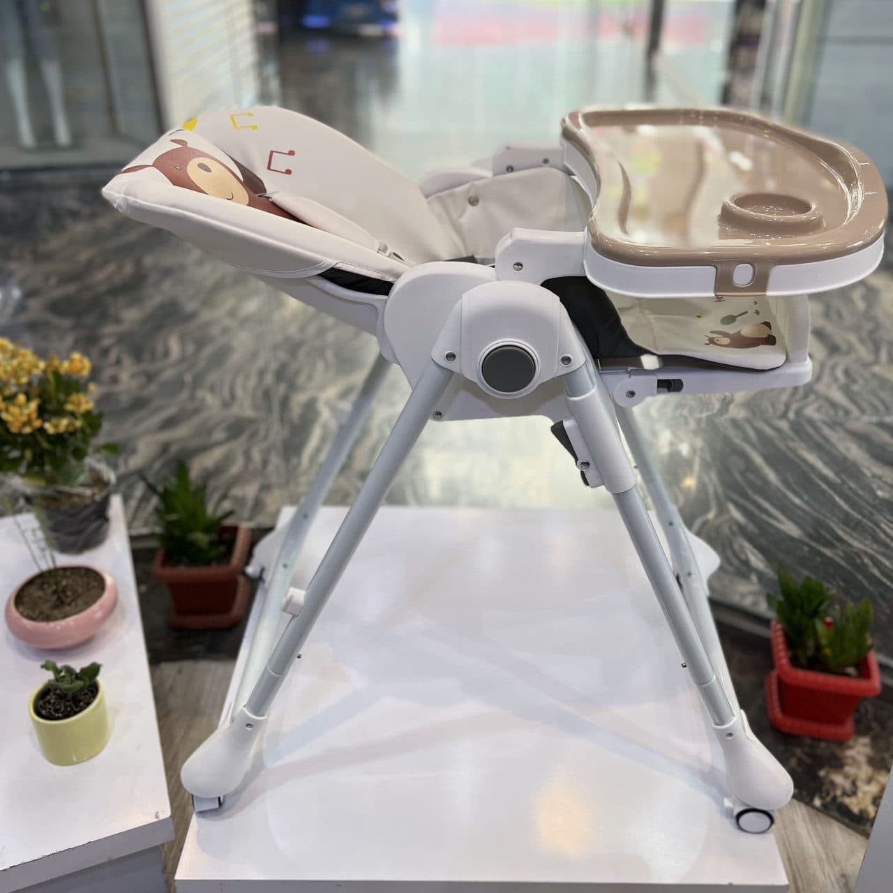 صندلی غذاخوری کودک برند بوربای مدل خرس Burbay Baby Dining Chair — تصویر ۵