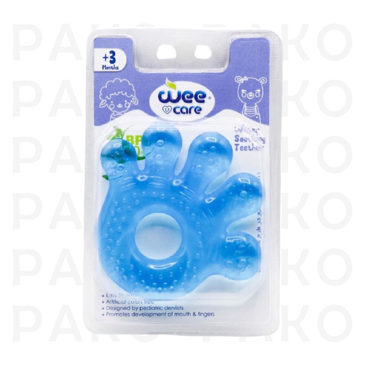 دندانگیر مایع وی کر مدل طرح جوجه و دست و ماهیWee Care-T401/2 — تصویر ۹