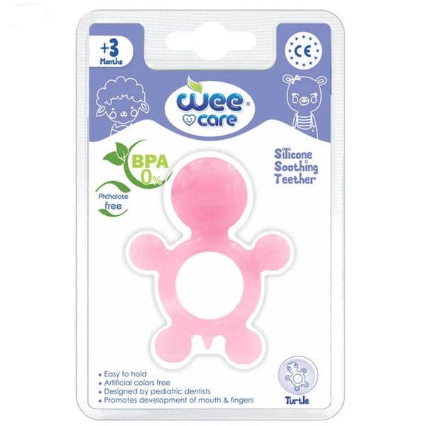 دندان گیر تمام سیلیکونی وی کر طرح خرس و لاک پشت wee care کد T 402/1 or 3 — تصویر ۱۰
