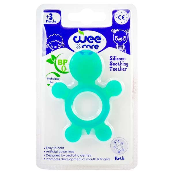 دندان گیر تمام سیلیکونی وی کر طرح خرس و لاک پشت wee care کد T 402/1 or 3 — تصویر ۶