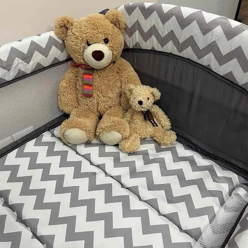 تخت و پارک کنار بازشو و گهواره شو کول بیبی KDD960XL(828) cool baby — تصویر ۱۱