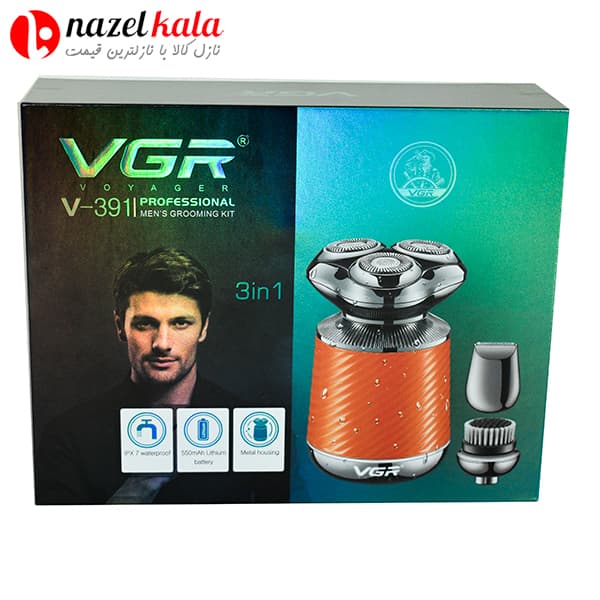 ریش تراش سه کاره وی جی آر مدل v-391 — تصویر ۹