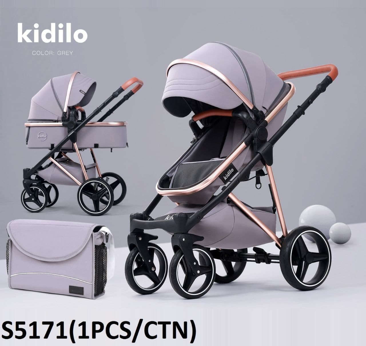 کالسکه کریکات کیدیلو به همراه ساک kidilo — تصویر ۴