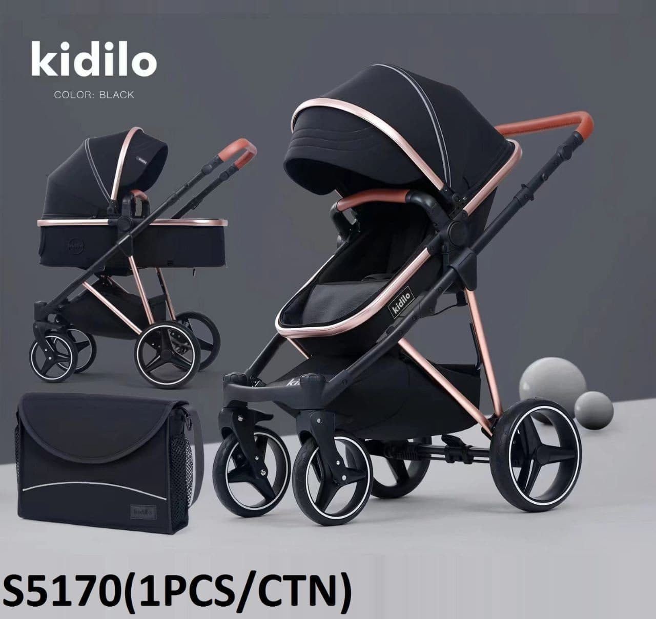 کالسکه کریکات کیدیلو به همراه ساک kidilo — تصویر ۳