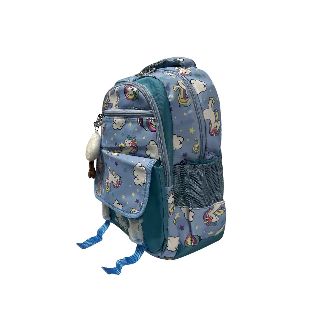 کوله پشتی دخترانه طرح تک شاخ مدل GB60513 — تصویر ۵
