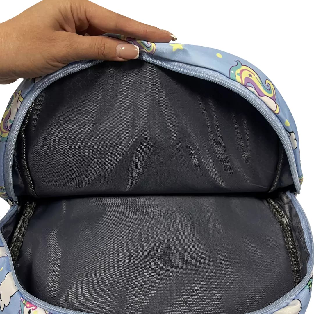 کوله پشتی دخترانه طرح تک شاخ مدل GB60513 — تصویر ۸