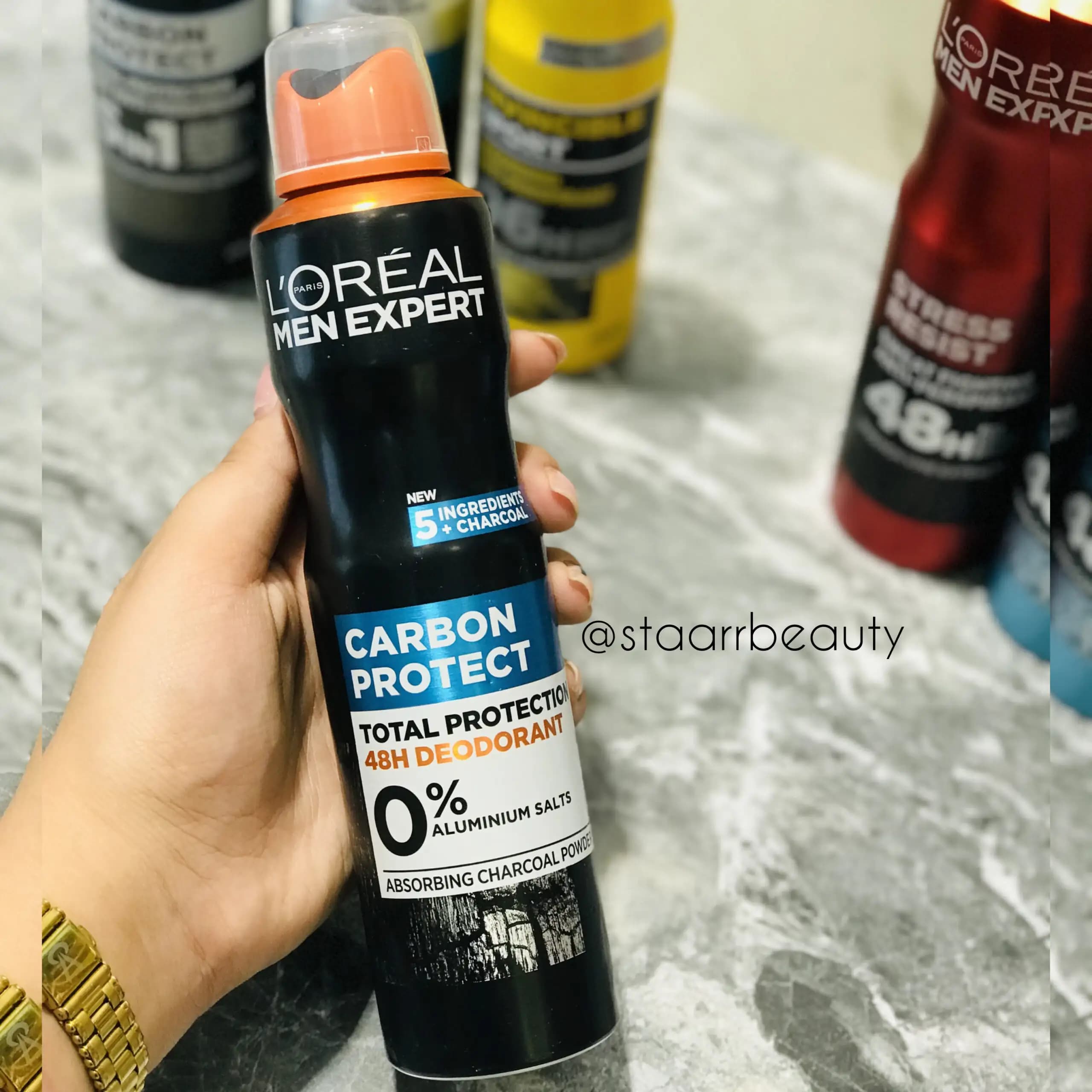 اسپری ضد تعریق لورآل سری Men Expert مدل ابی — تصویر ۲