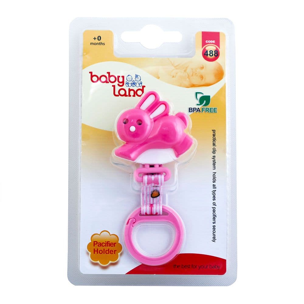 بند پستانک خرگوشی بلیستر بی بی لند babyland کد 488 — تصویر ۳