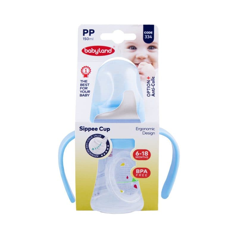 آبمیوه خوری دهانه عریض 6 تا 18 ماه بی بی لند کد 334 babyland