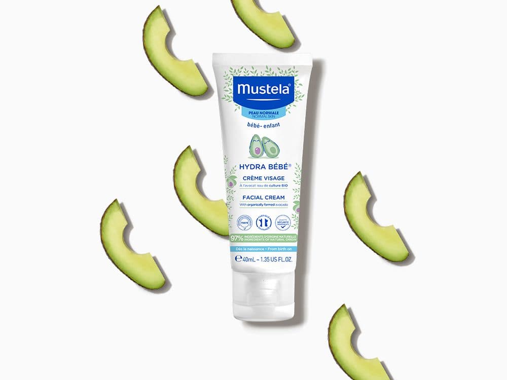 کرم مرطوب کننده آووکادو صورت هیدرا بیبی موستلا MUSTELA