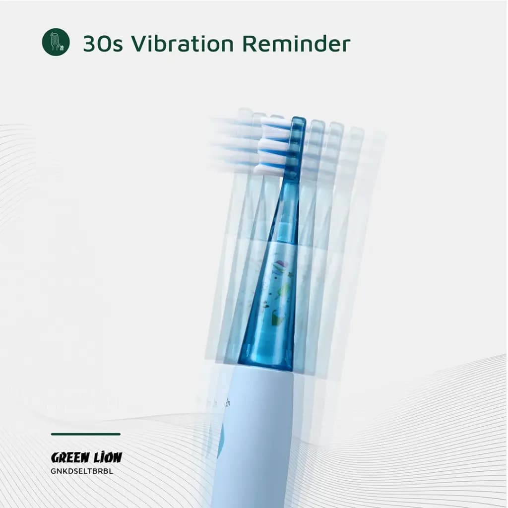 مسواک برقی کودکان گرین لاین مدل KIDS EELECTRIC TOOTHBRUSH GNKDELTBRBL — تصویر ۳