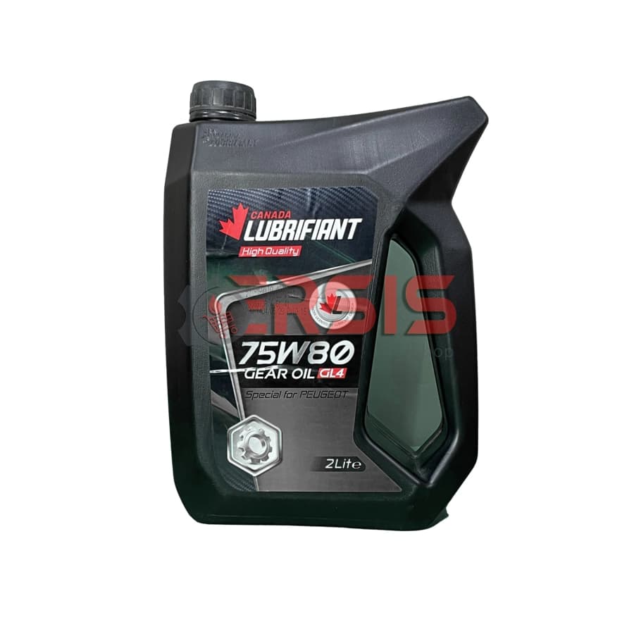 روغن گیربکس دستی کانادا لوبریفنت مدل 75W80 – پلاستیکی مخصوص پژو EP GL4 حجم 2 لیتر
