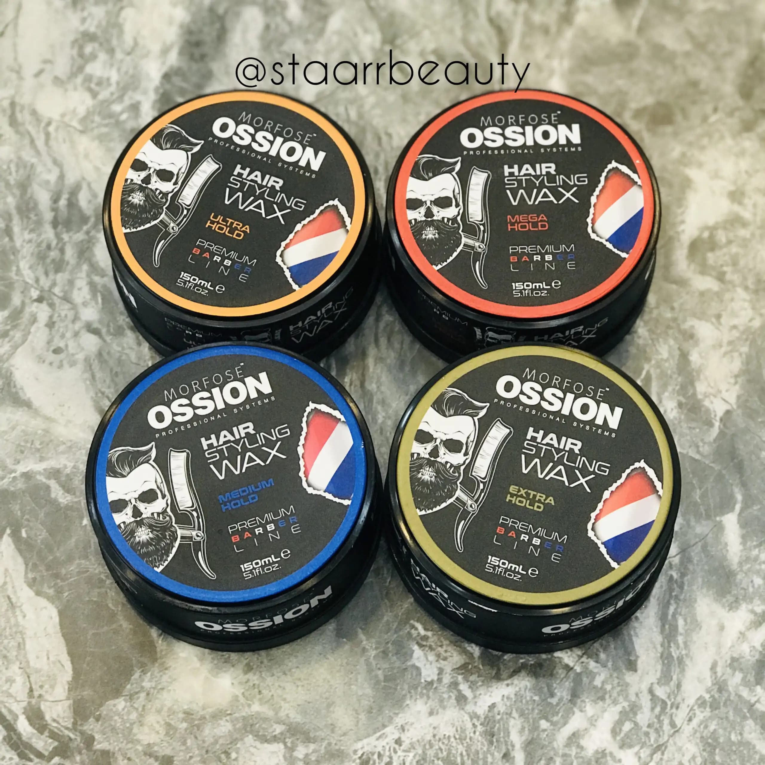 واکس مو مورفوس Ossion سری Barber Line حجم 150 میل — تصویر ۶